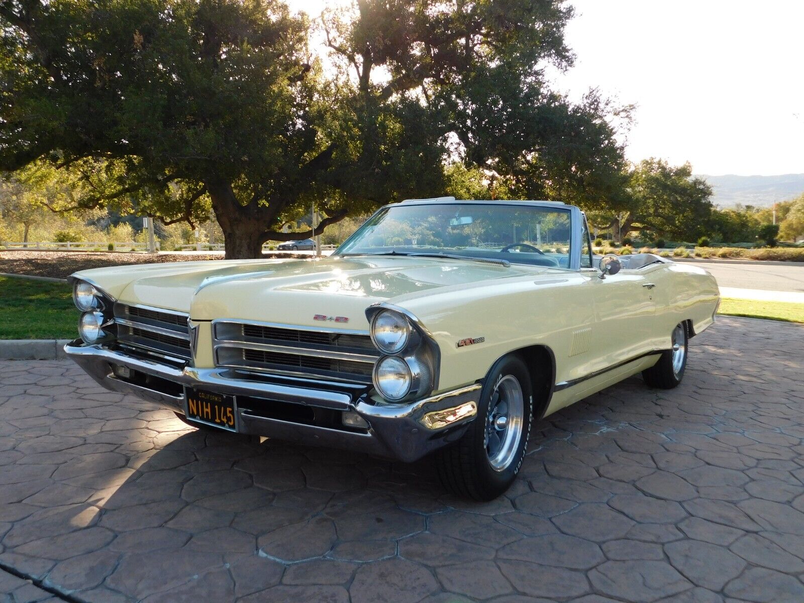 Pontiac-Catalina-Cabriolet-1965-Yellow-White-69202-4