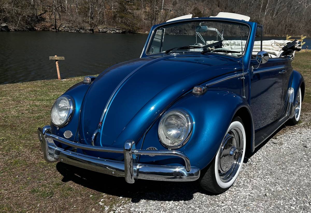 Volkswagen-Vw-bug-convertible-1966-blue-23979